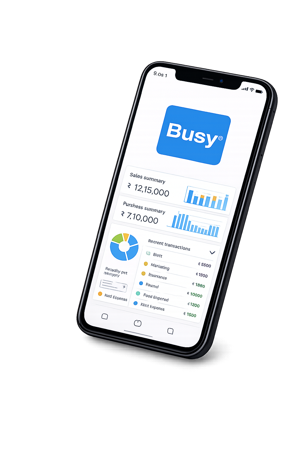 Busy Mobile App for Distributors